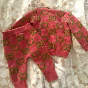 Baby Girl Gucci 18-24 month Sweater Set Worn twice in perfect condition